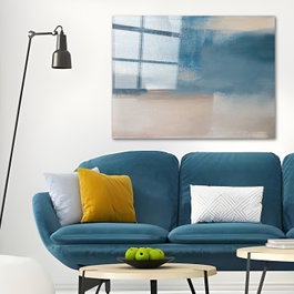 Wallity Pintura Decorativa de Vidrio Templado Multicolor 40 x 60 cm